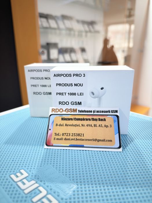 Airpods Pro Gen 3 Sigilate/Garantie
