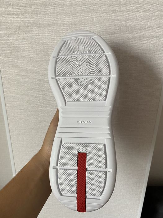 Продам кроссовки prada cups 42 синий