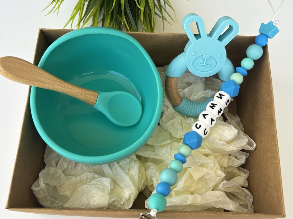 Силиконов клипс / държач за биберон