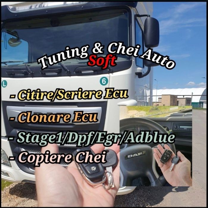 Citire/Scriere/Clonare/Chei/Stage1/Dpf/Egr/Adblue Camioane/Autoturisme