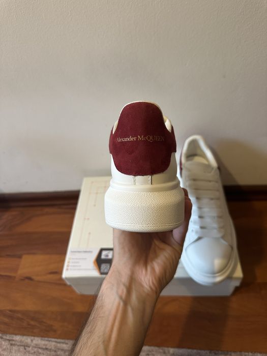 Alexander McQueen Oversized White Red