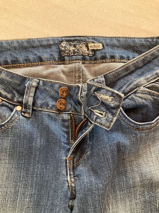 Дамски сини дънки