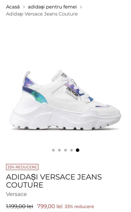 Adidasi versace jeans couture