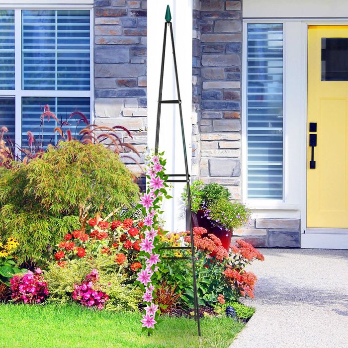 Градинска пирамида Обелиск 200х31 арка пергола увивни пълзящи растения