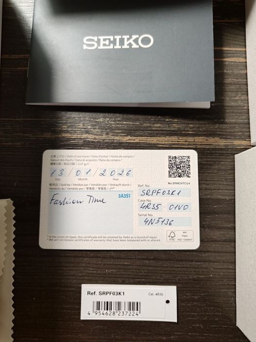 Часы Seiko srpf03k1.