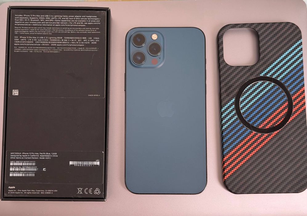 Iphone 12 pro max blue 128