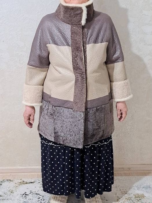 Двухстаронный шуба астраган