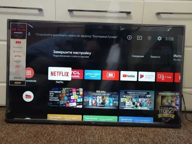 Телевизор TCL SmartTV 4K Ful HD 65 75 прошивка доставка по города