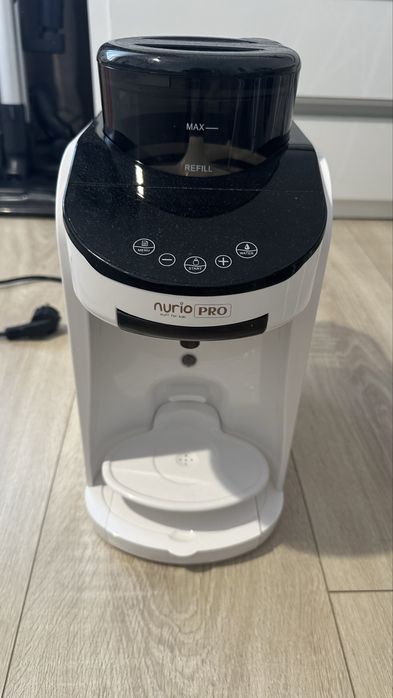 Espressor Lapte Praf Nurio PRO cu Aplicatie Mobila, Functie de Apa Calda si Autocuratare la 90°
