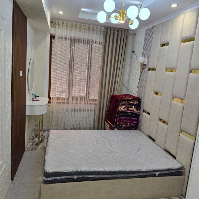 Ижарага люкс квартира бор ислохот кизил домда