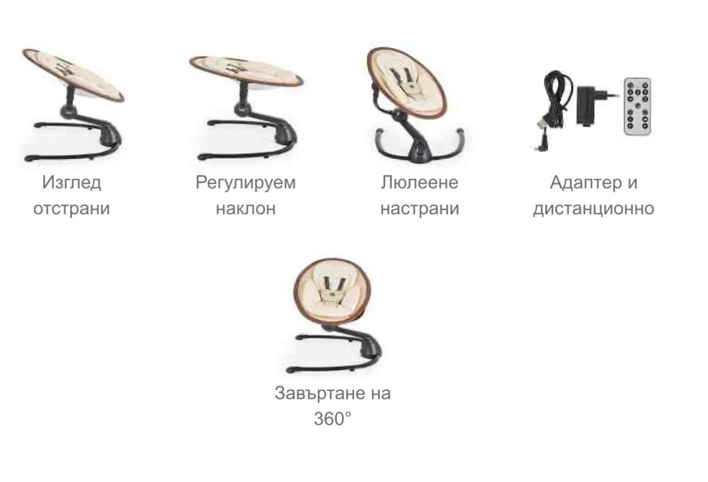 Електрическа бебешка люлка