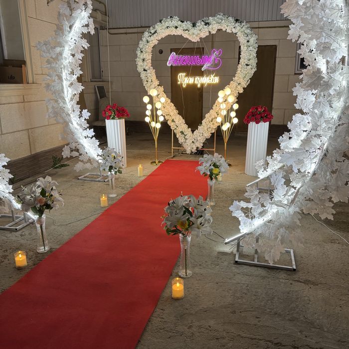 Сердечки с  надписью Marry me