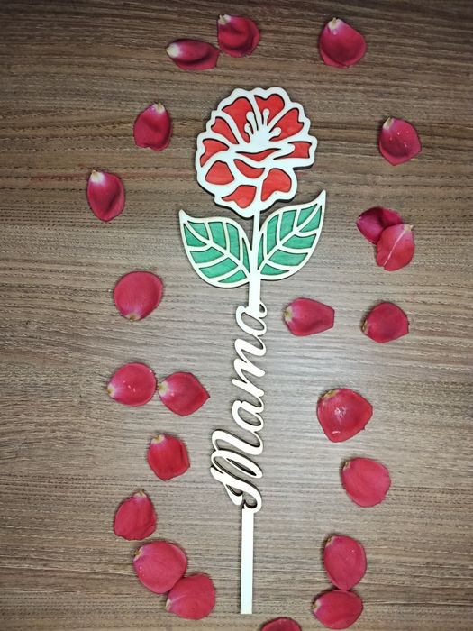 Vând Trandafir personalizat 1 Martie, 8 Martie ,Ziua mamei