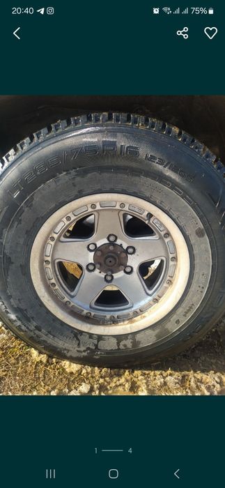 Продам резину 265×70 R16