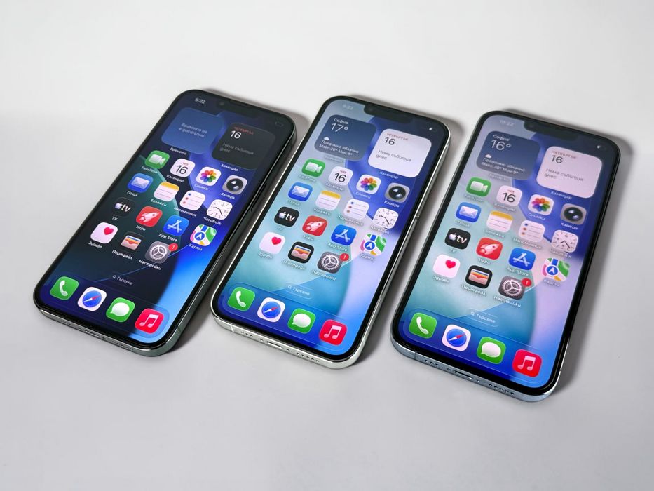 Apple iPhone 13 Pro 128GB Graphite / Green / Silver / Blue 100% Батерия!