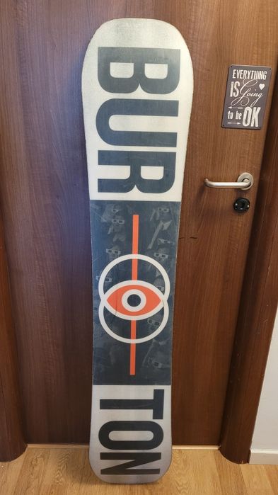 Placa snowboard Burton  157 + legaturi Burton Custom EST