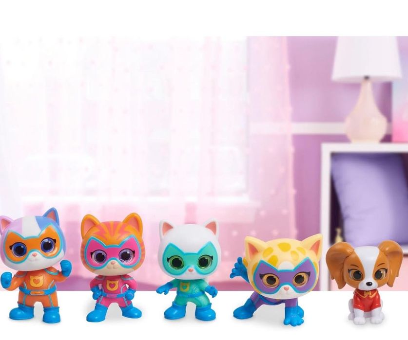 Фигурки супер котета - целия екип - Super kitties- Disney