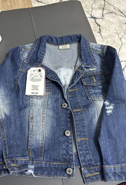 Джинсовая куртка детская