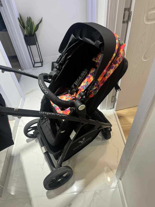 Комбинирана количка CANGAROO Stefanie 2в1 шарена