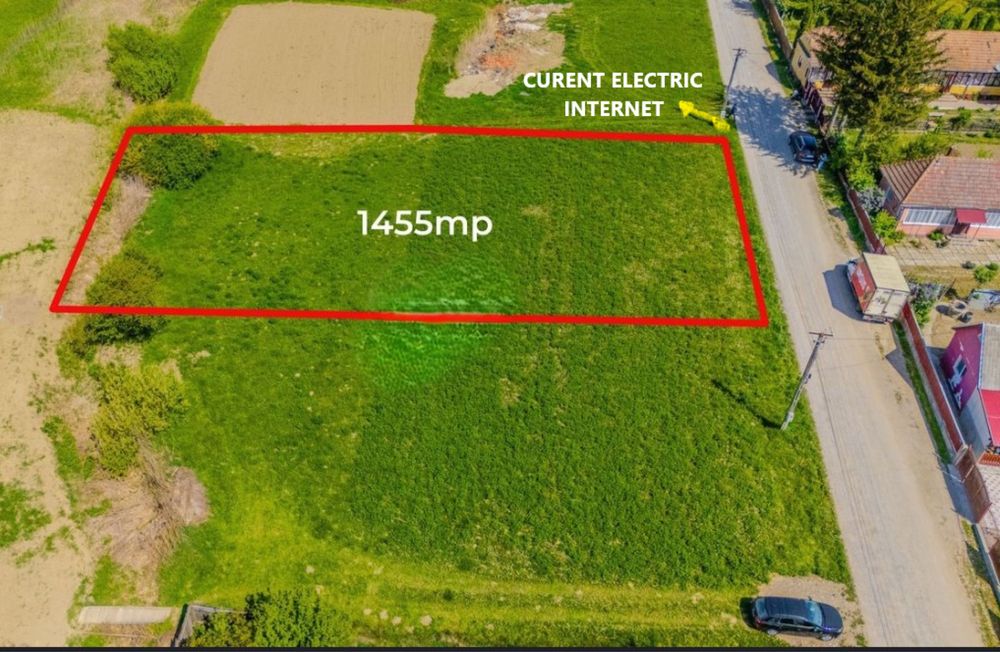 Teren intravilan 1455 mp