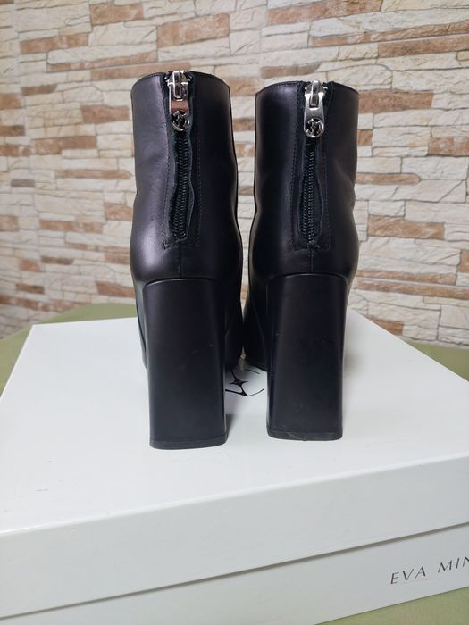 Botine piele naturala Eva Minge