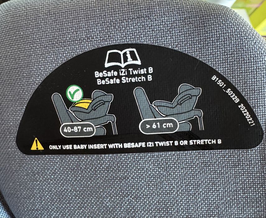 BeSafe бебешка подложка за столче за кола за новородено