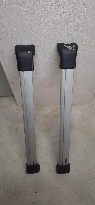 Thule Wingbar Edge  греди и стойка за ски/сноуборд