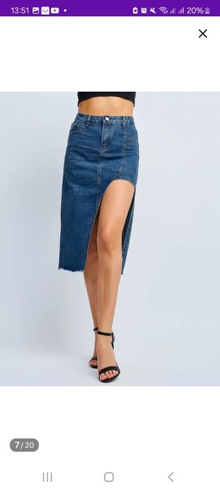 Продам джинсовую юбку на худенькую девушку р.42-44 М