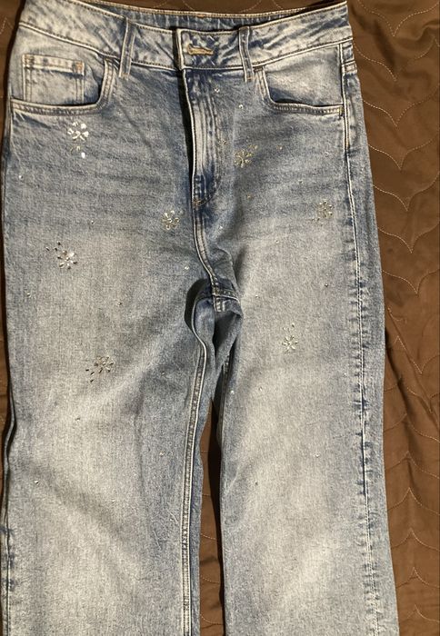 Дънки с камъчета-h&m и bershka