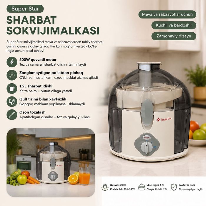Sokovijimalka Supar star
