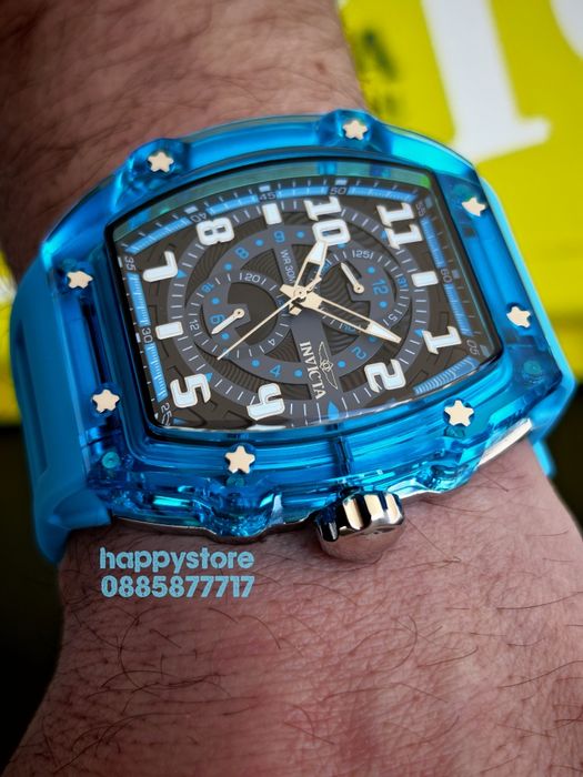 INVICTA Cyclone Blue 49 mm, Инвикта нов ръчен часовник