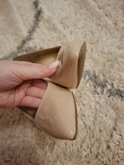 Pantofi stiletto bej Graceland 39