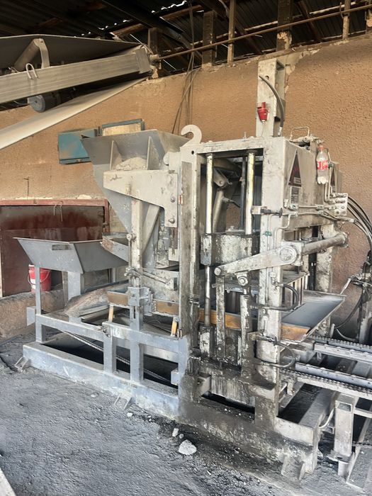 Hess немецкая линия по производству брусчатки и сплитера