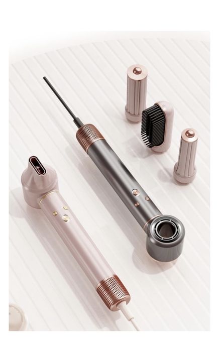 Фен стайлер розовый