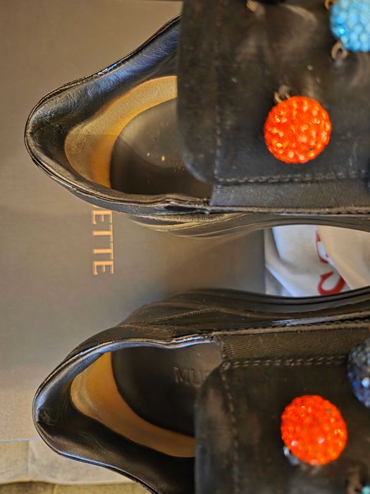 Pantofi MUSETTE balerini 37 Negri Piele Naturala  Cutia lor cu dustbag