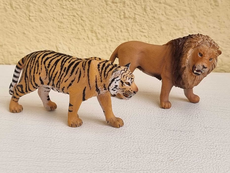 Tigru si leu Schleich