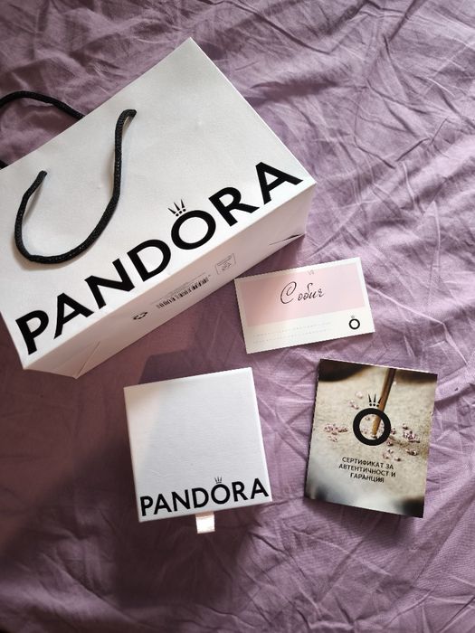 Оригинална Pandora Red Sparkling Heart Tennis Bracelet