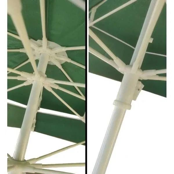 ***ПРОМОЦИЯ*** Плажен / градински чадър с двоен таван против вятър