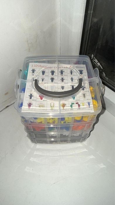 Клипсы набор разные