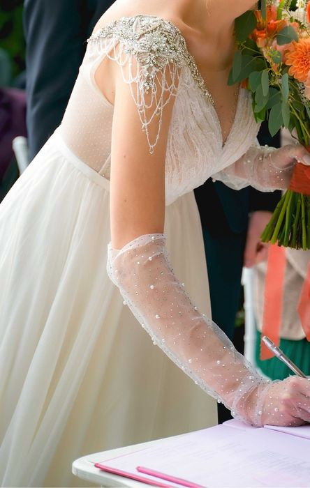 Rochie mireasă din mătase La Mode Toujours - LMT