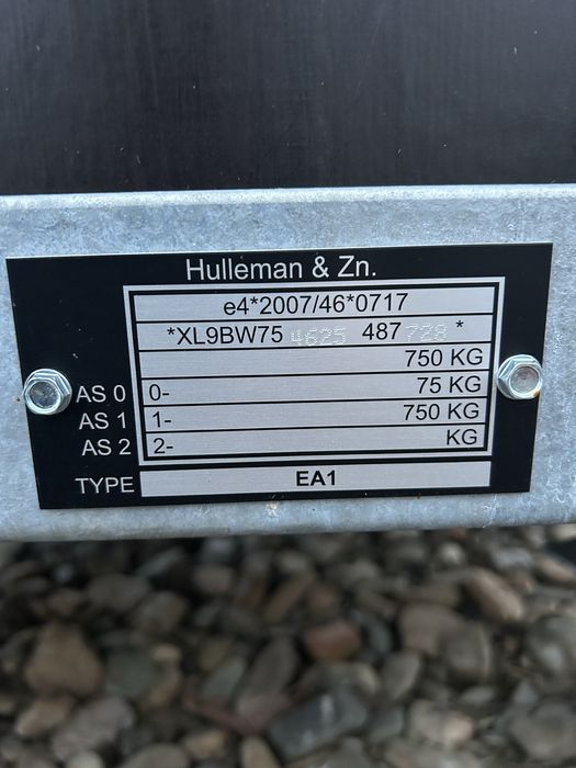 Vand sau schimb remorca Hulleman-Olanda
