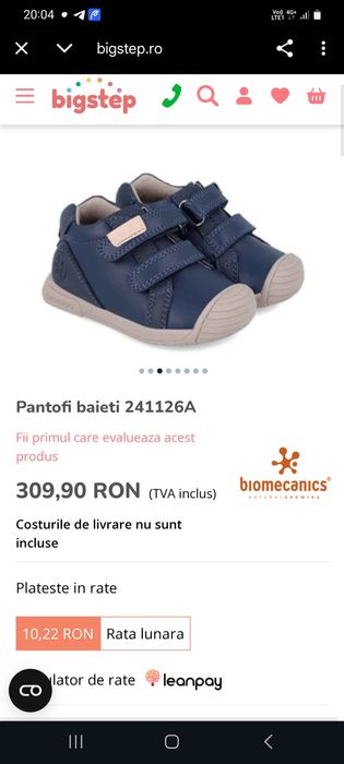 Pantofi Biomecanics, 20