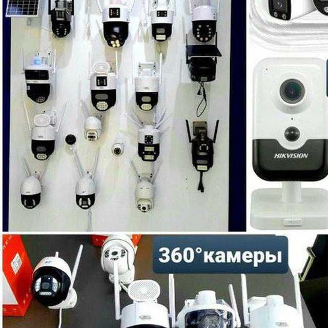 Ustanovka kamera. Kabel tekin.