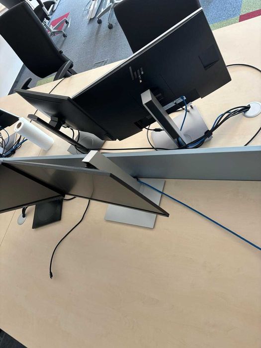 Birou /Masa de lucru cadru metalic - blat 140x80