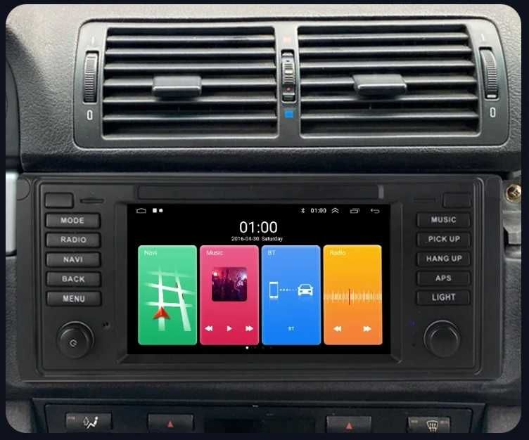 Мултимедия BMW X5 E53 E39 M5 Двоен дин Навигация плеър Android X5 BMW