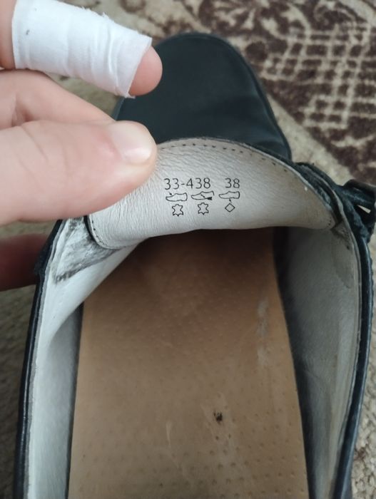 Туфли настоящия кожа