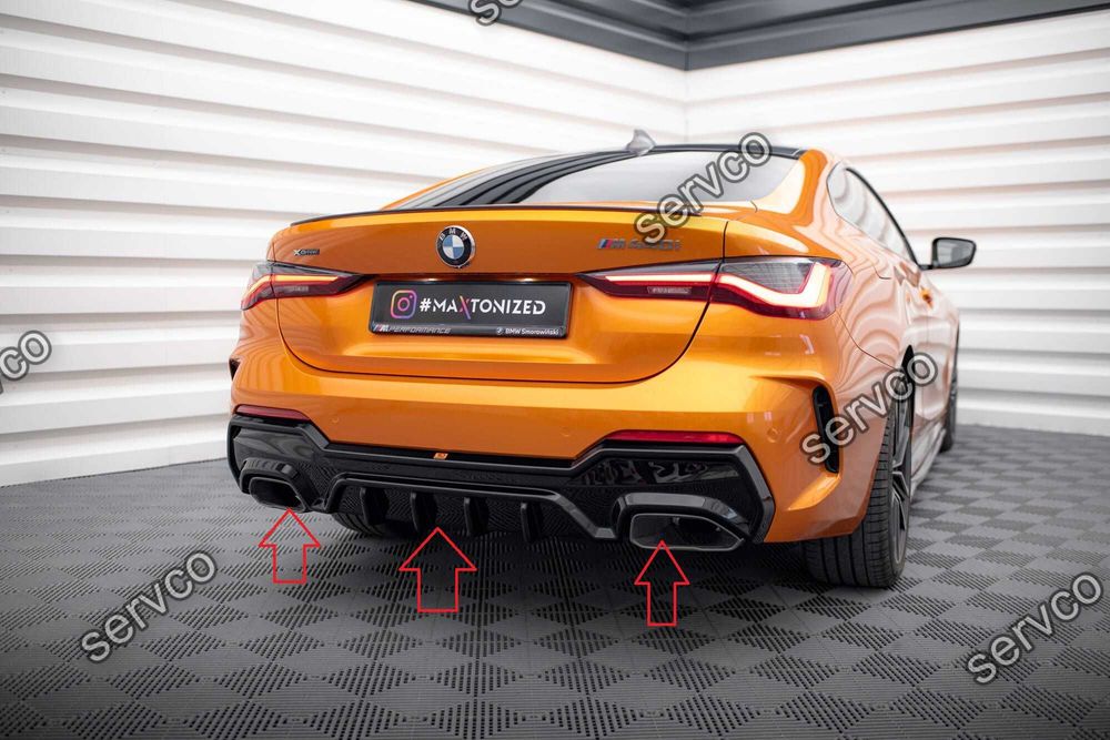 Difuzor bara spate Bmw Seria 4 M440i G22 G23 2020-2024 v11