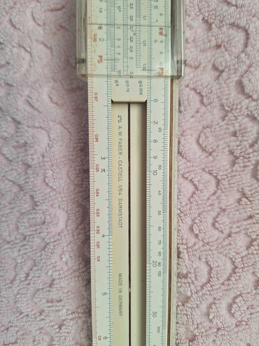 Liniar linie Rigla de calcul A.W. Faber Castell 1/54 Darmstadt