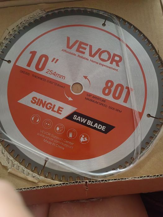 Pânză circular VEVOR 254 mm (10"), 80 dinți (80T), pentru Aluminiu/MDF – NOUĂ
Pret: 130 lei
Vanzare prin olx
