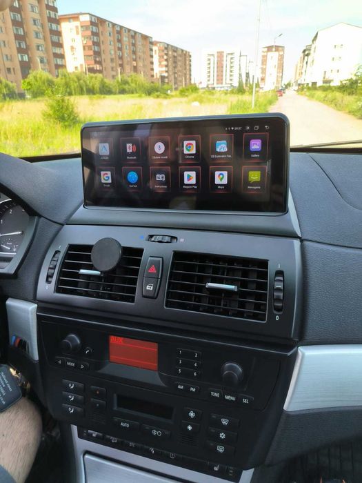 Navigatie android BMW X3 Carplay Waze YouTube GPS BT